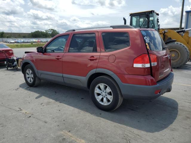 KNDJJ741095030743 - 2009 KIA BORREGO LX MAROON photo 2