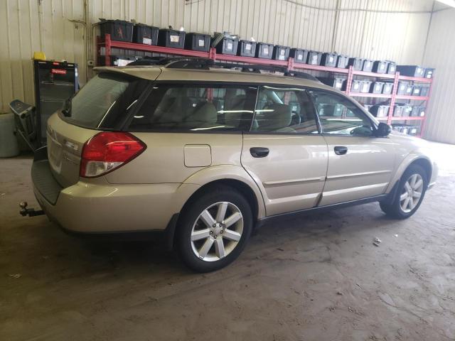 4S4BP61C587338475 - 2008 SUBARU OUTBACK 2.5I TAN photo 3