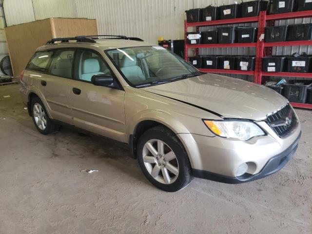 4S4BP61C587338475 - 2008 SUBARU OUTBACK 2.5I TAN photo 4