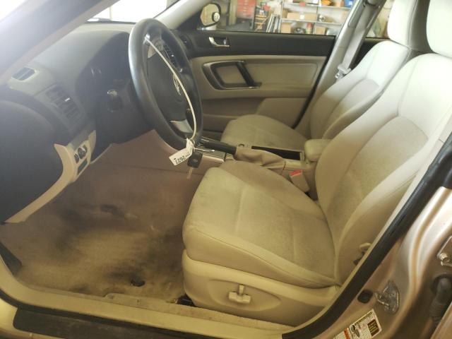 4S4BP61C587338475 - 2008 SUBARU OUTBACK 2.5I TAN photo 7