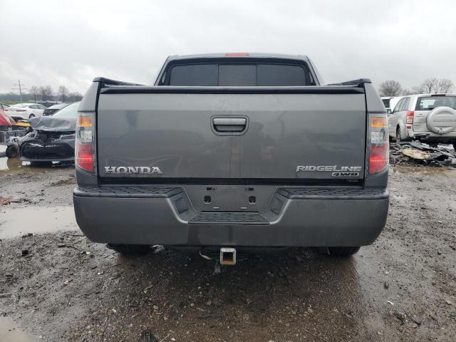 2HJYK16598H534235 - 2008 HONDA RIDGELINE RTL GRAY photo 6