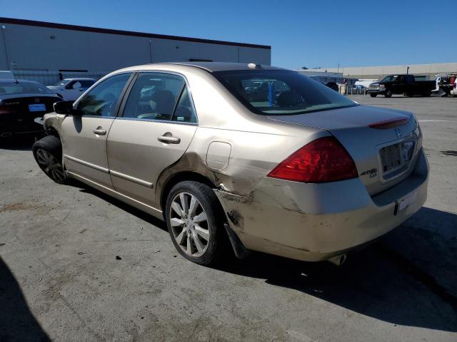 1HGCM66506A035522 - 2006 HONDA ACCORD EX TAN photo 2