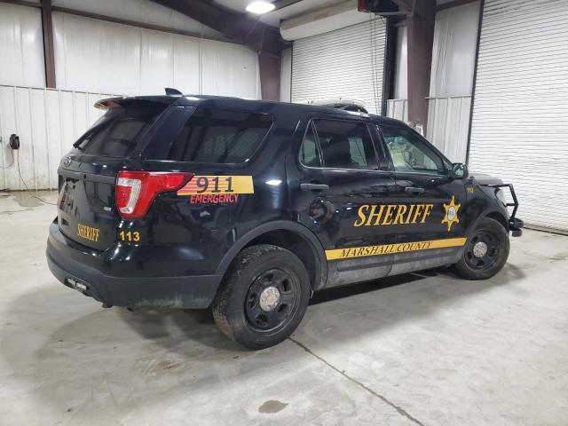 1FM5K8AR4HGB15520 - 2017 FORD EXPLORER POLICE INTERCEPTOR Negro foto 3