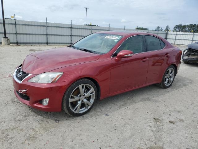 JTHBF5C20A5124032 - 2010 LEXUS IS 250 RED photo 1