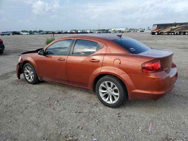 1C3CDZAB9CN188356 - 2012 DODGE AVENGER SE ORANGE photo 2