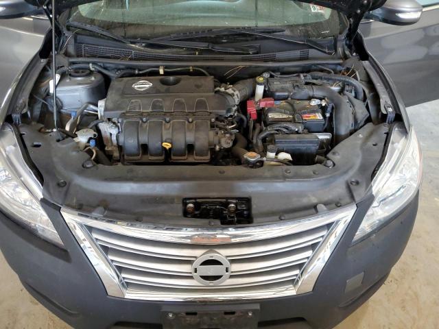 3N1AB7AP4FY268280 - 2015 NISSAN SENTRA S GRAY photo 11