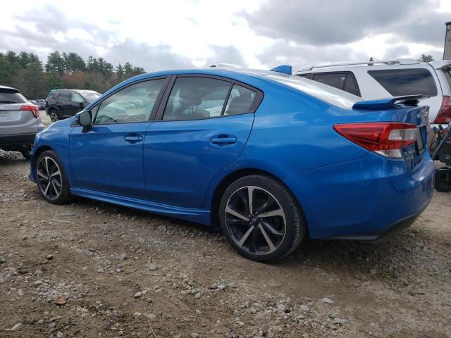 4S3GKAL68L3608348 - 2020 SUBARU IMPREZA SPORT BLUE photo 2