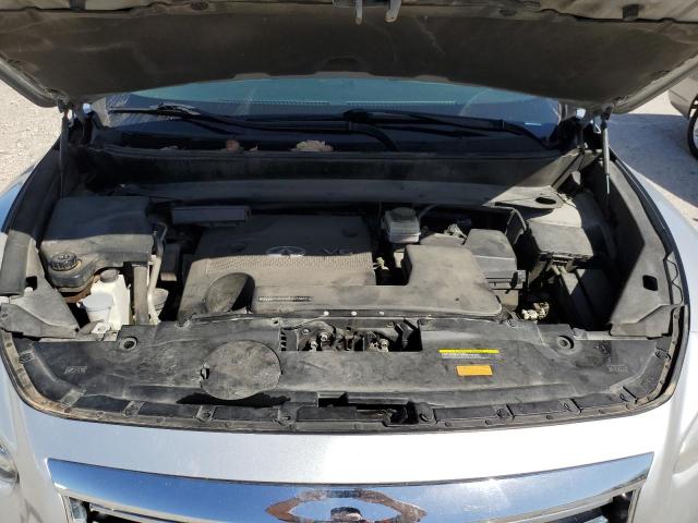 5N1AL0MM7EC522411 - 2014 INFINITI QX60 SILVER photo 11