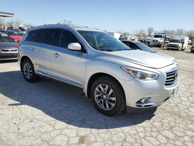 5N1AL0MM7EC522411 - 2014 INFINITI QX60 SILVER photo 4