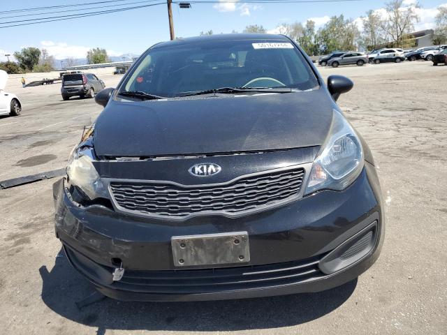 KNADM4A31D6318716 - 2013 KIA RIO LX BLACK photo 5