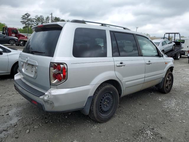 5FNYF28486B028871 - 2006 HONDA PILOT EX SILVER photo 3