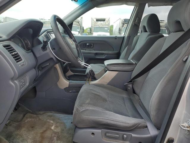 5FNYF28486B028871 - 2006 HONDA PILOT EX SILVER photo 7