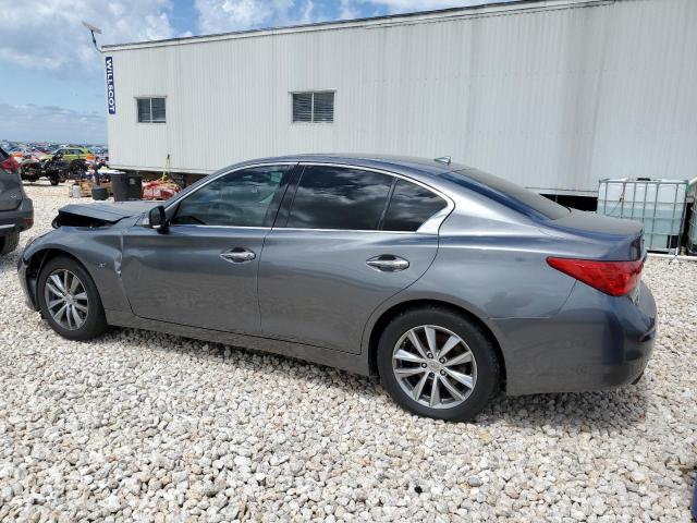 JN1BV7AR8FM406001 - 2015 INFINITI Q50 BASE GRAY photo 2