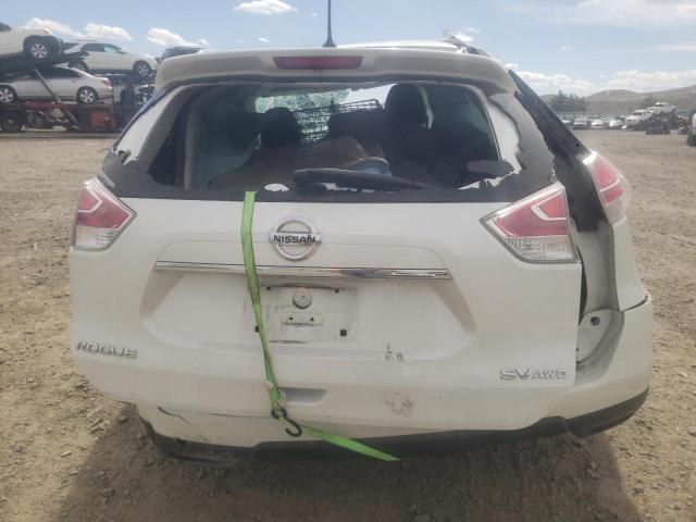 KNMAT2MV8GP632159 - 2016 NISSAN ROGUE S WHITE photo 6