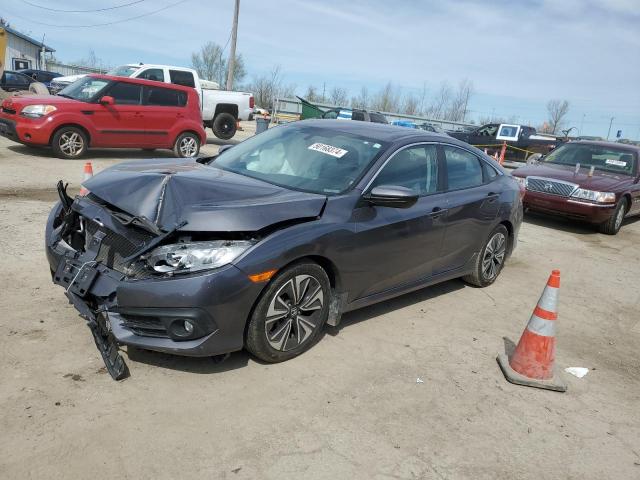 19XFC1F73HE030883 - 2017 HONDA CIVIC EXL ნაცრისფერი ფოტო 1