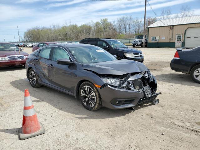 19XFC1F73HE030883 - 2017 HONDA CIVIC EXL ნაცრისფერი ფოტო 4