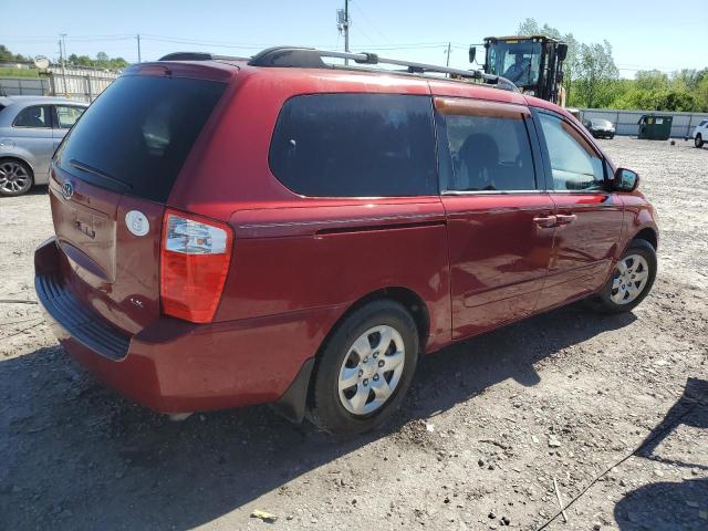 KNDMB233886231640 - 2008 KIA SEDONA EX MAROON photo 3