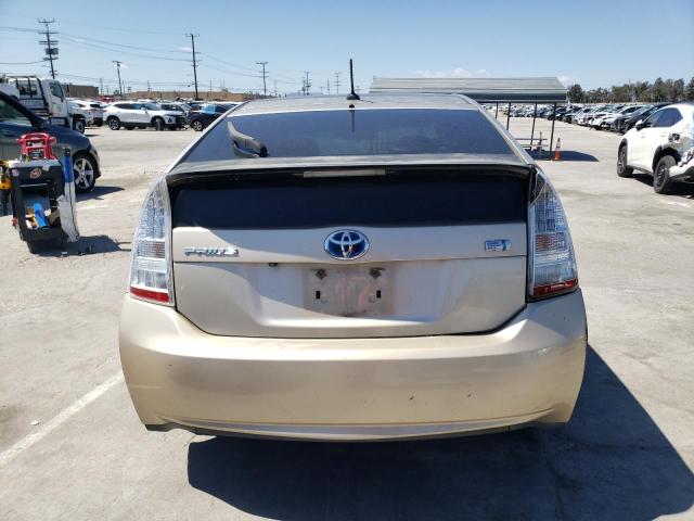 JTDKN3DU8A0105525 - 2010 TOYOTA PRIUS GOLD photo 6