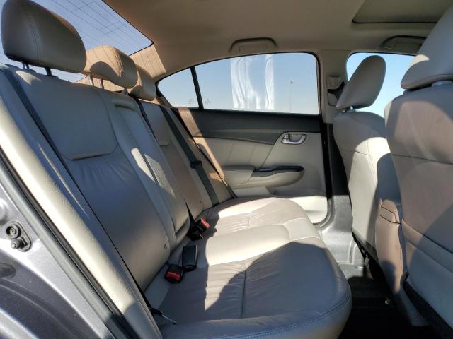 2HGFB2F98FH518479 - 2015 HONDA CIVIC EXL ნაცრისფერი ფოტო 10