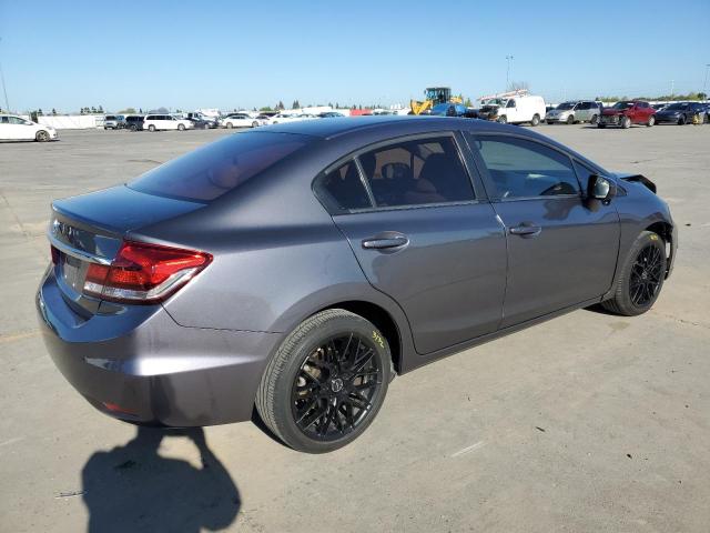 2HGFB2F98FH518479 - 2015 HONDA CIVIC EXL ნაცრისფერი ფოტო 3