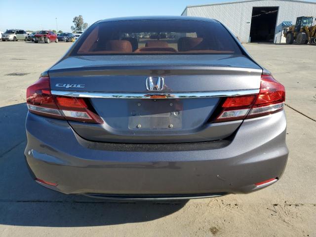 2HGFB2F98FH518479 - 2015 HONDA CIVIC EXL ნაცრისფერი ფოტო 6