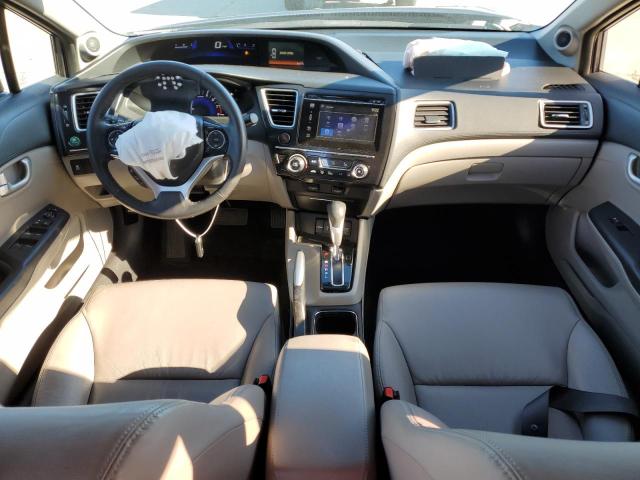 2HGFB2F98FH518479 - 2015 HONDA CIVIC EXL ნაცრისფერი ფოტო 8