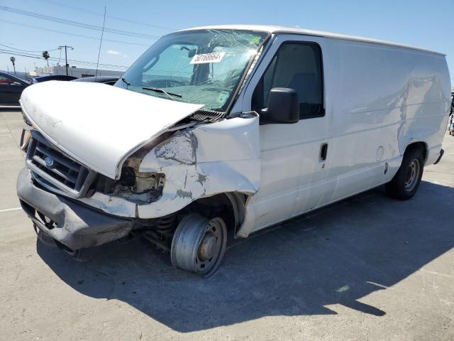 1FTRE14W76HA05462 - 2006 FORD ECONOLINE E150 VAN WHITE photo 1