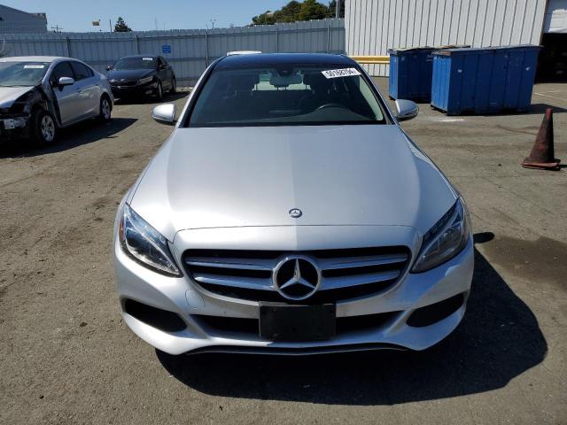 55SWF4JB5GU174950 - 2016 MERCEDES-BENZ C 300 SILVER photo 5