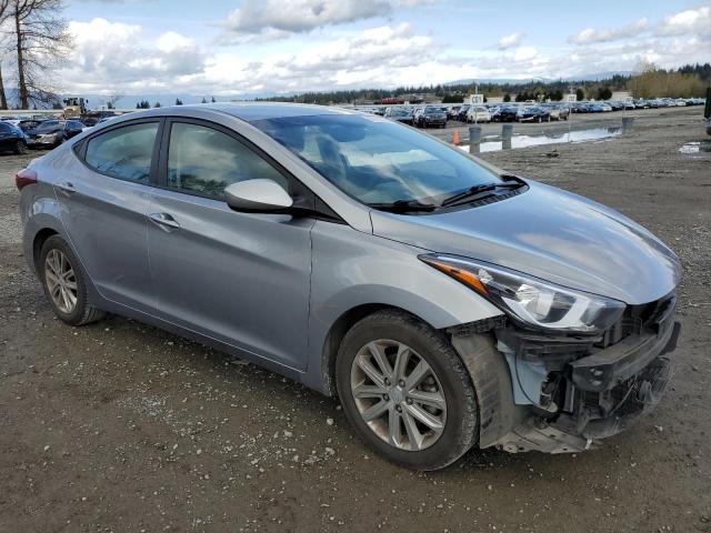 KMHDH4AE6FU423965 - 2015 HYUNDAI ELANTRA SE GRAY photo 4