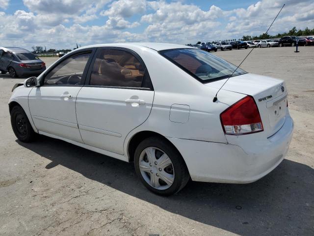 KNAFE222595664667 - 2009 KIA SPECTRA EX WHITE photo 2