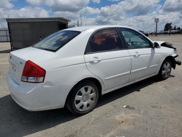 KNAFE222595664667 - 2009 KIA SPECTRA EX WHITE photo 3