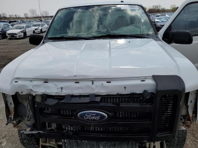 1FTWX31R68EB72102 - 2008 FORD F350 SRW SUPER DUTY WHITE photo 11