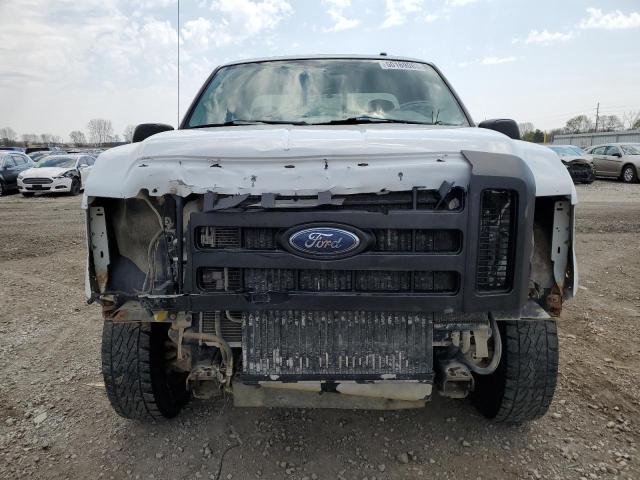 1FTWX31R68EB72102 - 2008 FORD F350 SRW SUPER DUTY WHITE photo 5