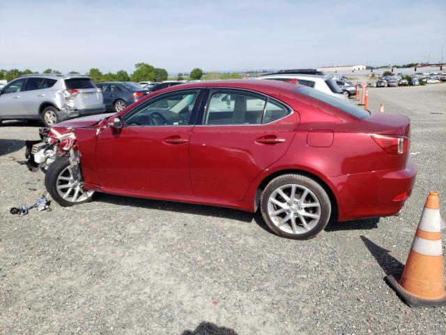 JTHCF5C20B5049970 - 2011 LEXUS IS 250 MAROON photo 2