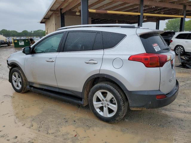 2T3WFREV2EW120905 - 2014 TOYOTA RAV4 XLE SILVER photo 2