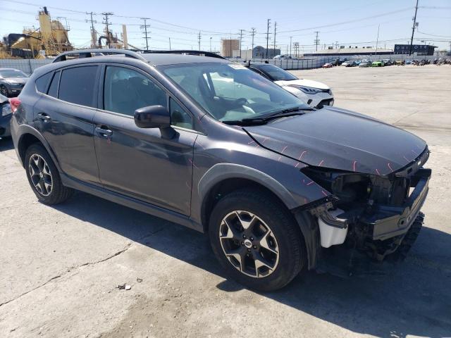 JF2GTADCXJH277257 - 2018 SUBARU CROSSTREK PREMIUM GRAY photo 4