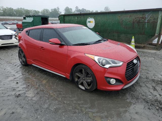 KMHTC6AE2FU239922 - 2015 HYUNDAI VELOSTER TURBO RED photo 4