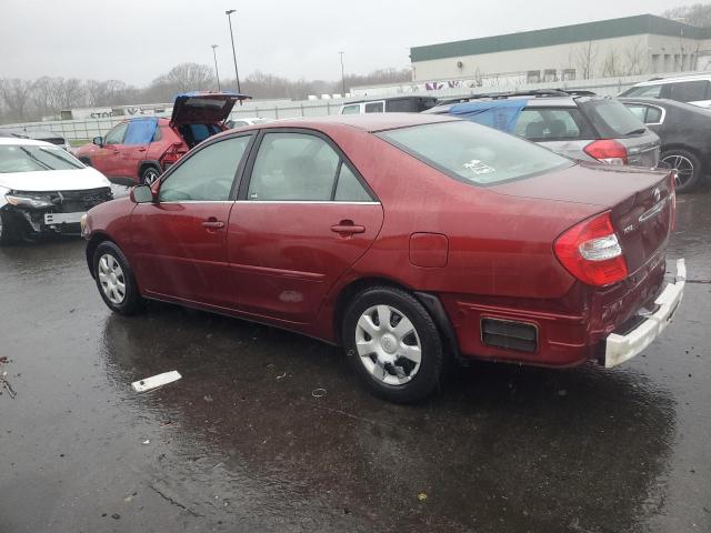 4T1BE32K53U208622 - 2003 TOYOTA CAMRY LE RED photo 2