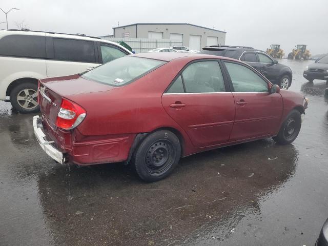 4T1BE32K53U208622 - 2003 TOYOTA CAMRY LE RED photo 3