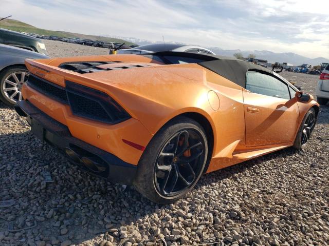 ZHWUR2ZF3JLA08596 - 2018 LAMBORGHINI HURACAN ORANGE photo 3