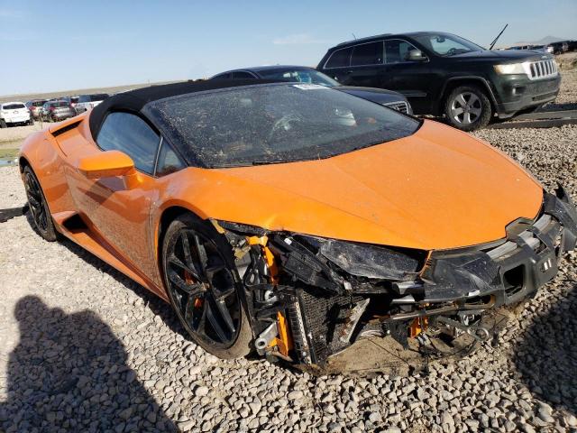 ZHWUR2ZF3JLA08596 - 2018 LAMBORGHINI HURACAN ORANGE photo 4