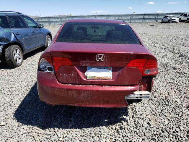 2HGFA16547H513579 - 2007 HONDA CIVIC LX MAROON photo 6