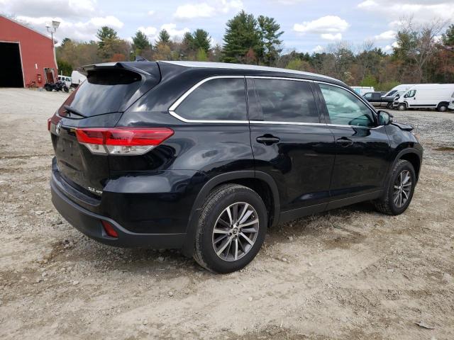 5TDJZRFH2KS591721 - 2019 TOYOTA HIGHLANDER SE BLACK photo 3