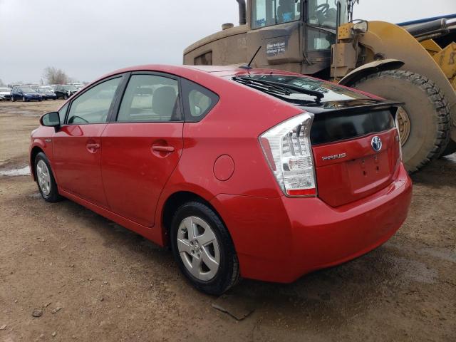 JTDKN3DU1B0306684 - 2011 TOYOTA PRIUS 红色 照片 2