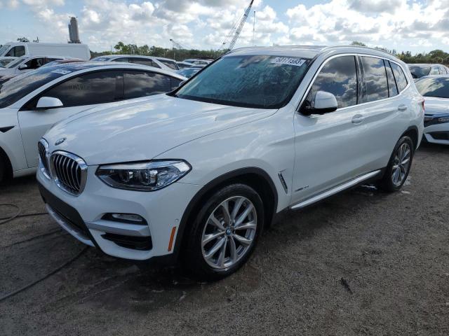 5UXTR9C57JLD66750 - 2018 BMW X3 XDRIVE30I WHITE photo 1