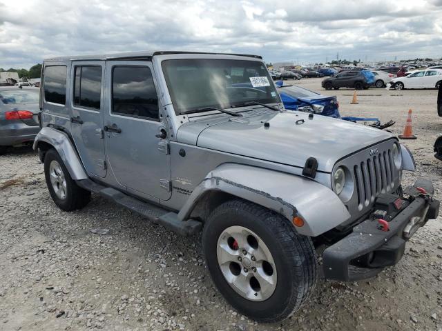 1C4HJWEG2DL562317 - 2013 JEEP WRANGLER U SAHARA SILVER photo 4