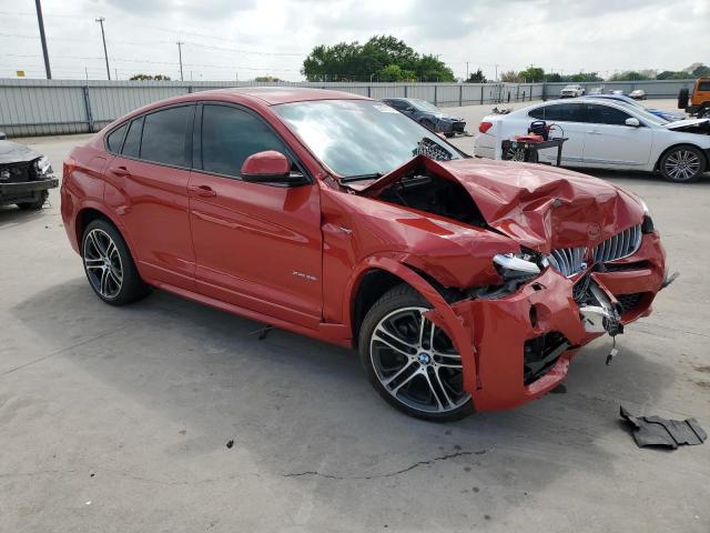 5UXXW3C56J0Z60655 - 2018 BMW X4 XDRIVE28I RED photo 4