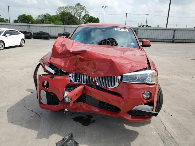 5UXXW3C56J0Z60655 - 2018 BMW X4 XDRIVE28I RED photo 5