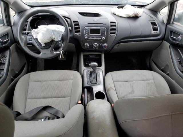 KNAFK4A62F5298767 - 2015 KIA FORTE LX SILVER photo 8