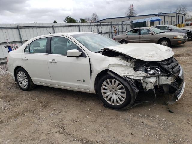 3FADP0L36CR372097 - 2012 FORD FUSION HYBRID WHITE photo 4